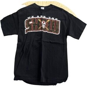 We Are the Show Concert T Shirt Skull Graphic Tee Jam Band Festival Black Medium